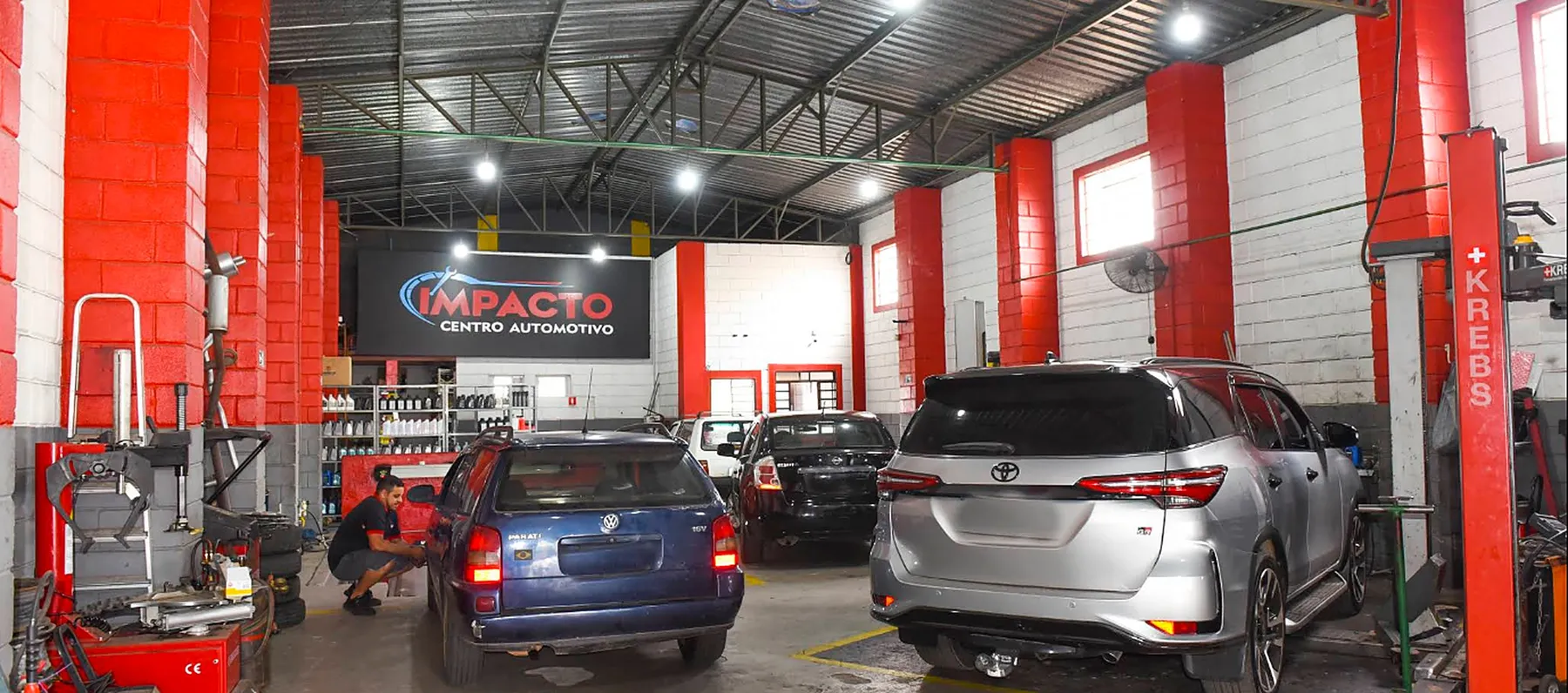 Impacto Centro Automotivo por dentro