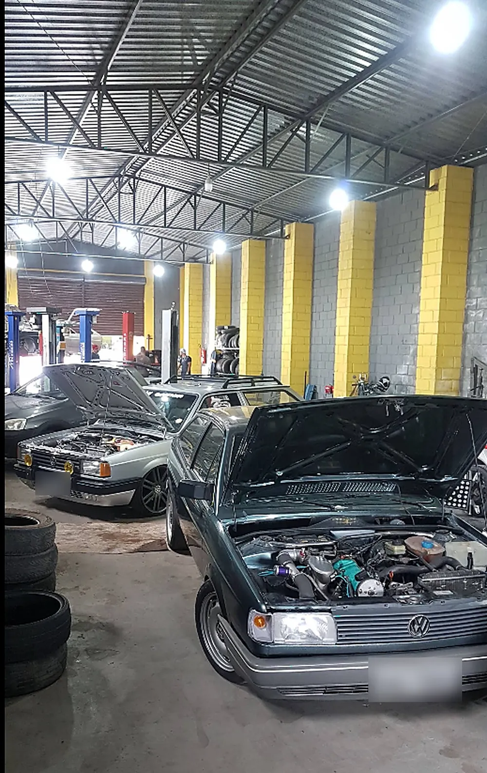 Projetos na oficina